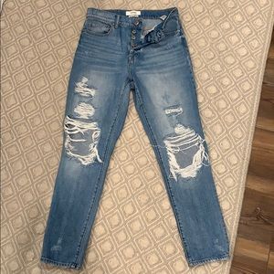 Pistols Light Wash Ripped Jeans - 27